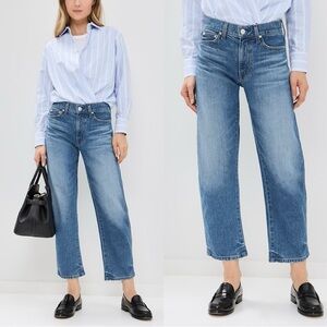 AYR The Knockout Barrel leg jeans in medium wash